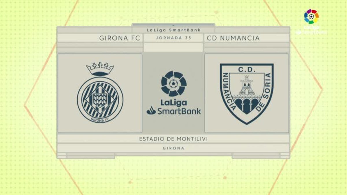 VIDEO: Resumen Goles Girona CF - CD Numancia - Jornada 35 - La Liga SmartBank