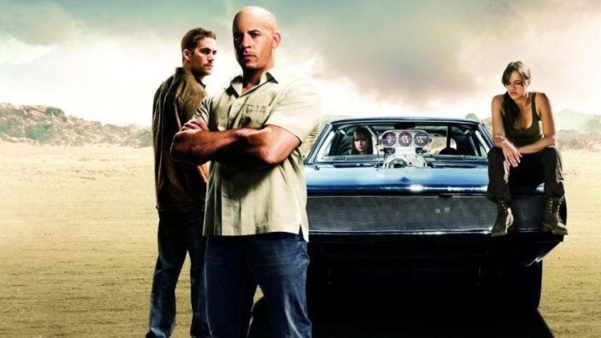 Paul Walker, Vin Diesel, Jordana Brewster y Michelle Rodríguez, en una imagen promocional de Fast & Furious 5.-EL PERIÓDICO