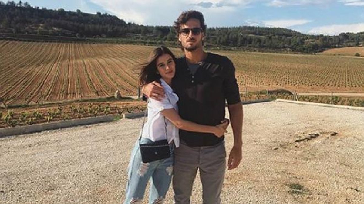 Feliciano López y Sandra Gago, en la primera imagen que el tenista cuelga en su cuenta de Instagram de los dos juntos.-