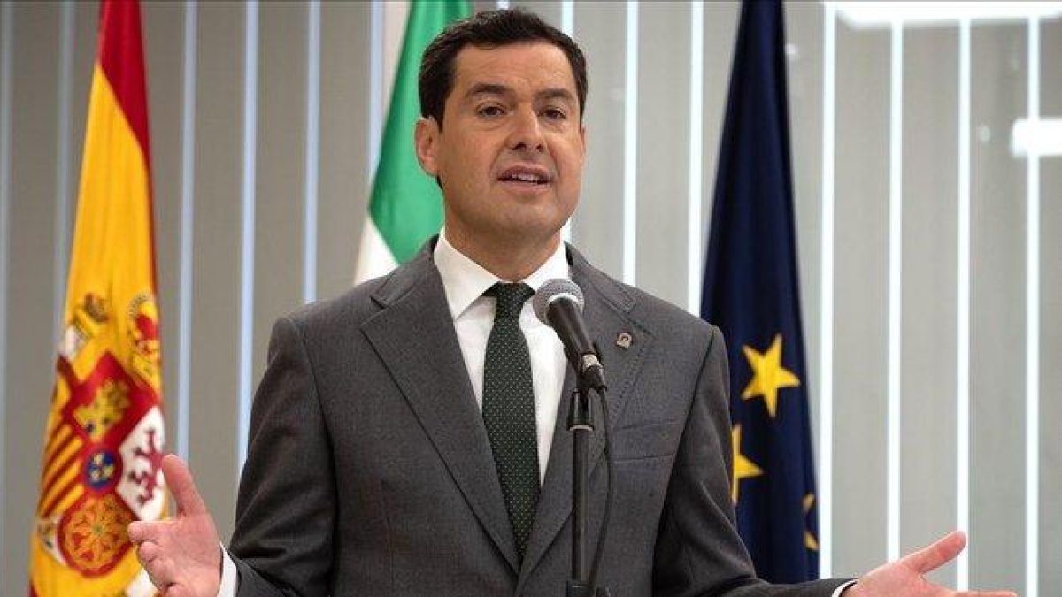 El presidente de la Junta de Andalucia, Juanma Moreno.-EFE