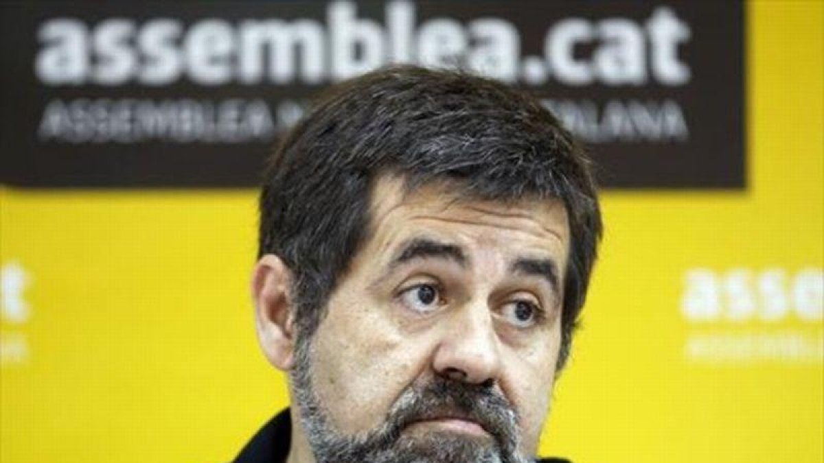 Jordi Sánchez, presidente de la ANC.-EFE / ANDREU DALMAU