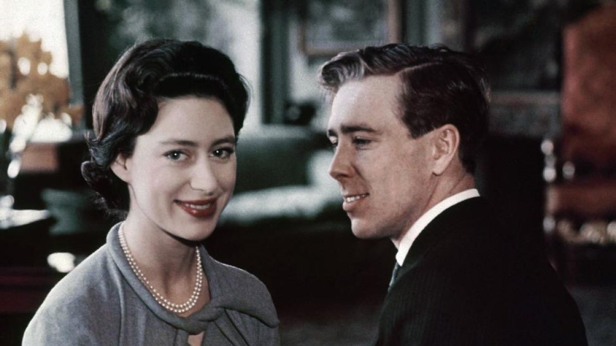 Lord Snowdon, junto a la princesa Margarita, en 1960.-AP