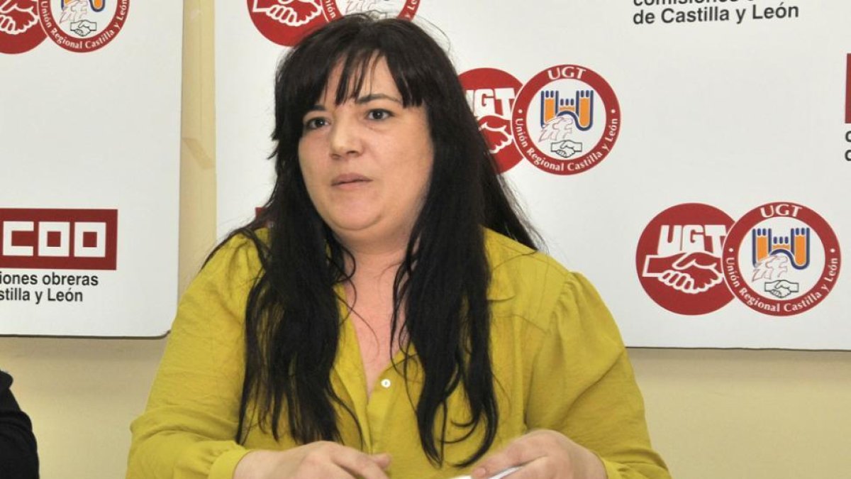 Azucena Pérez, secretaria provincial de UGT Soria