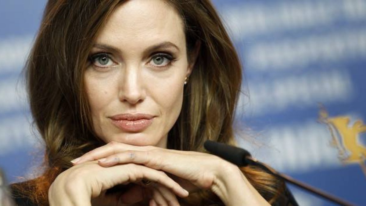 Angelina Jolie, en una conferencia de la Berlinale, en el 2012.  Angelina Jolie, en una conferencia de la Berlinale, en el 2012.-Foto:   Michael Sohn / AP