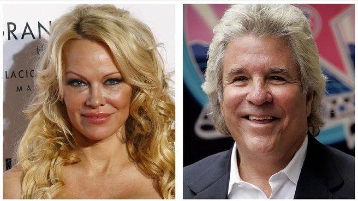 Pamela Anderson y Jon Peters.-