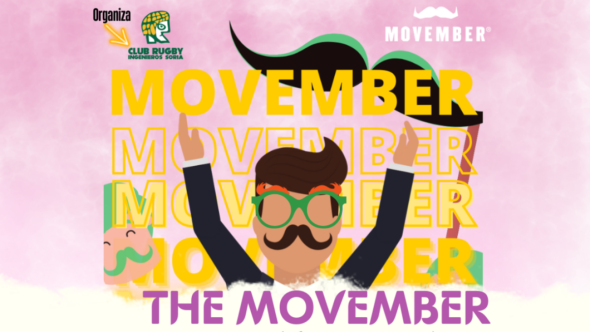 Cartel de las actividades del fin de semana Movember.