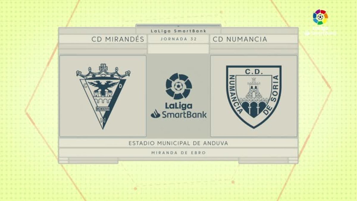 Resumen Goles Mirandés - Numancia - Jornada 32 - La Liga SmartBank