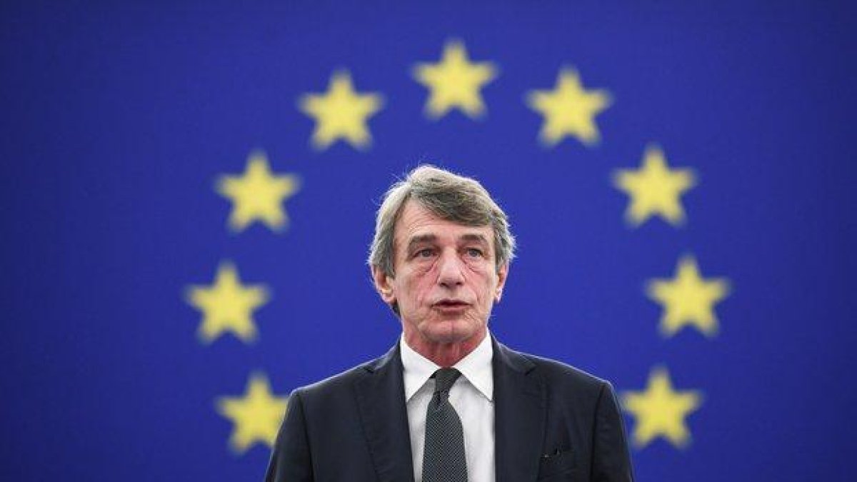 El presidente del Parlamento Europeo, David-Maria Sassoli.-PATRICK SEEGER / EFE