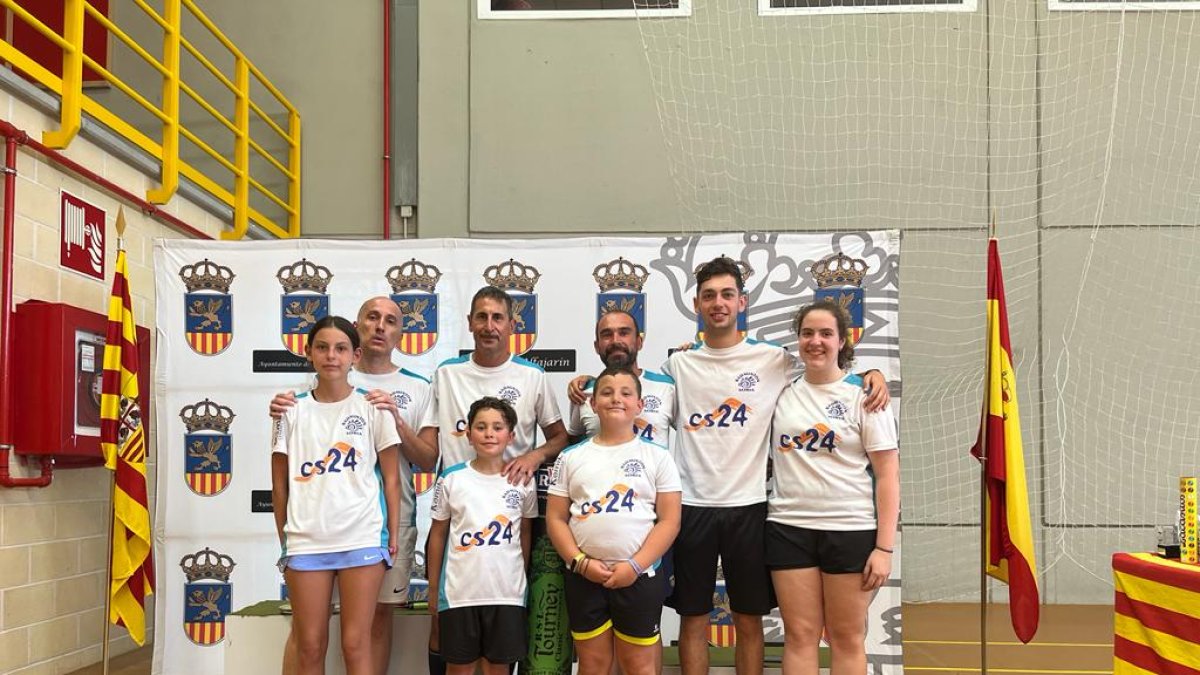 Jugadores Club Bádminton Soria-CS24 que compitieron en Alfajarín. HDS