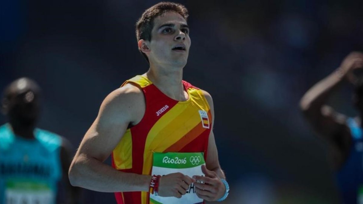 Bruno Hortelano, en los Juegos de Río, antes de sufrir el accidente.-EFE