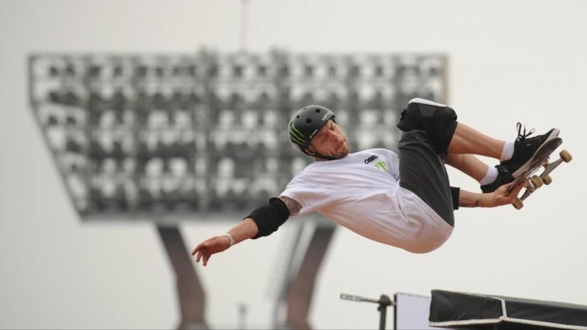 El skateboard será uno de los seis nuevos deportes olímpicos.-PETER PARKS / AFP