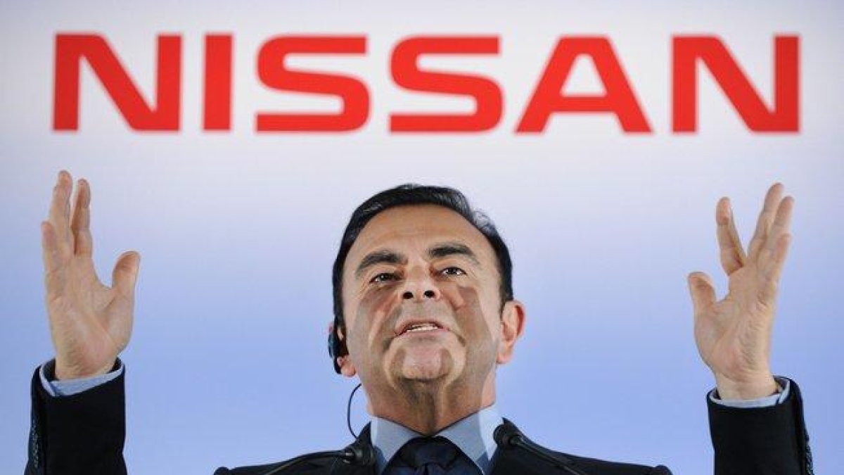 Ghosn está acusado en Japón de ocultar presuntamente a las autoridades remuneraciones pactadas con Nissan.-AFP