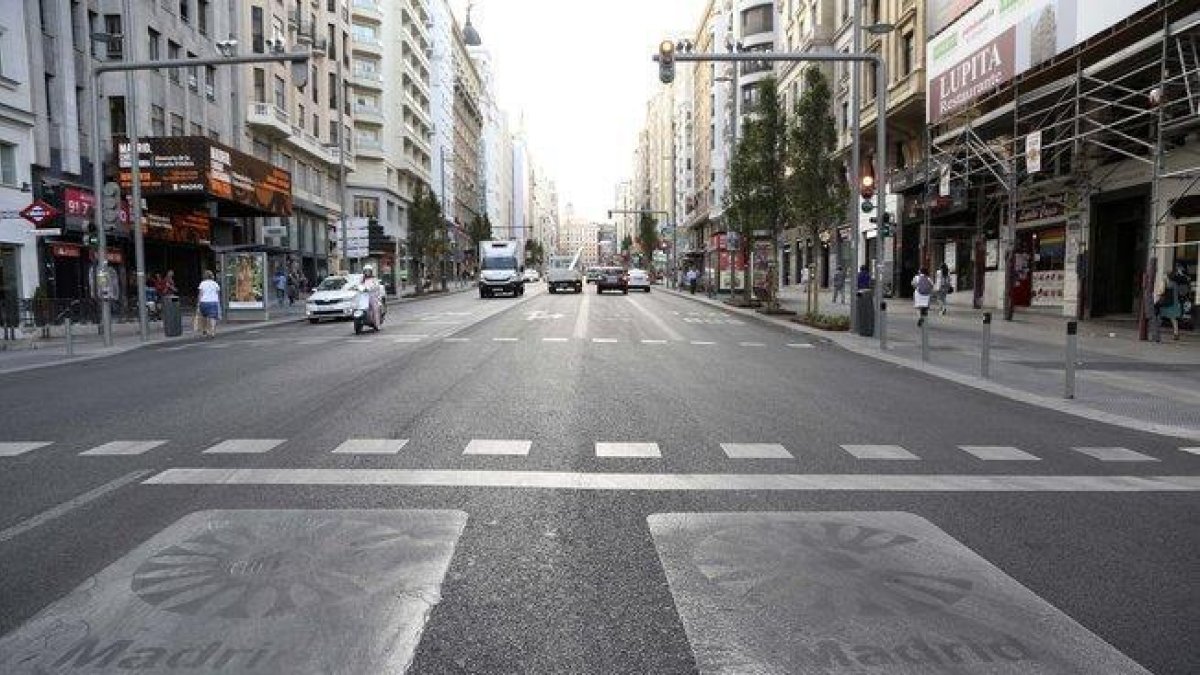 Madrid Central, la zona de bajas emisiones de la ciudad.-DAVID CASTRO
