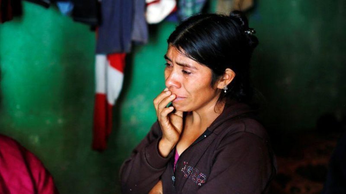 Catarina Alonzo, madre de Felipe Gómez Alonzo, el niño de 8 años que falleció en la frontera estadounidense.-REUTERSS