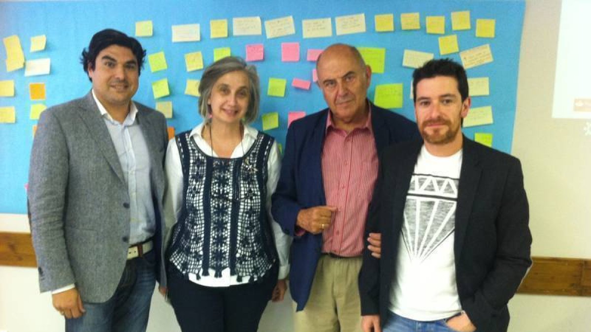 Óscar Abellón, Carmen Pellicer, José Antonio-