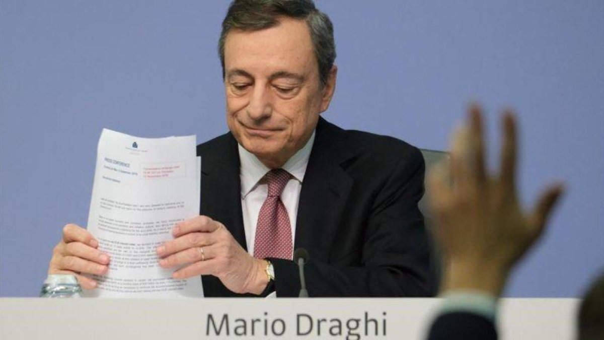 El presidente del Banco Central Europeo, Mario Draghi.-GETTY IMAGES / SEAN GALLUP