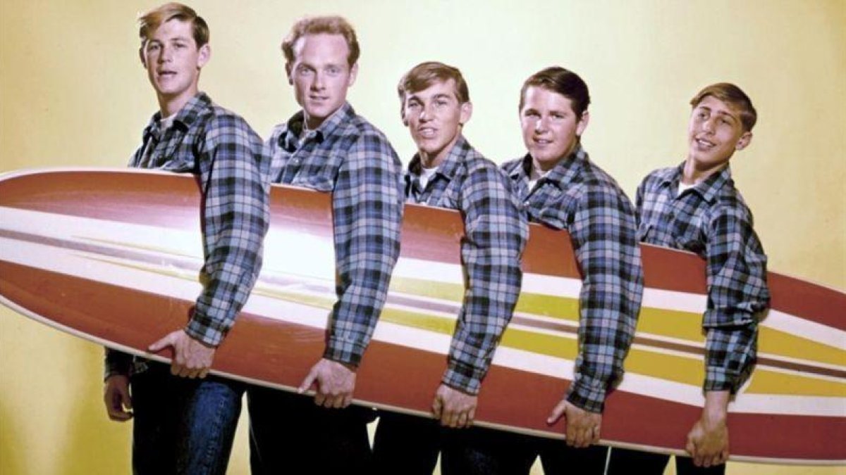 Los Beach Boys, en 1962. David Marks es el primero por la derecha.-MICHAEL ORCHS ARCHIVES