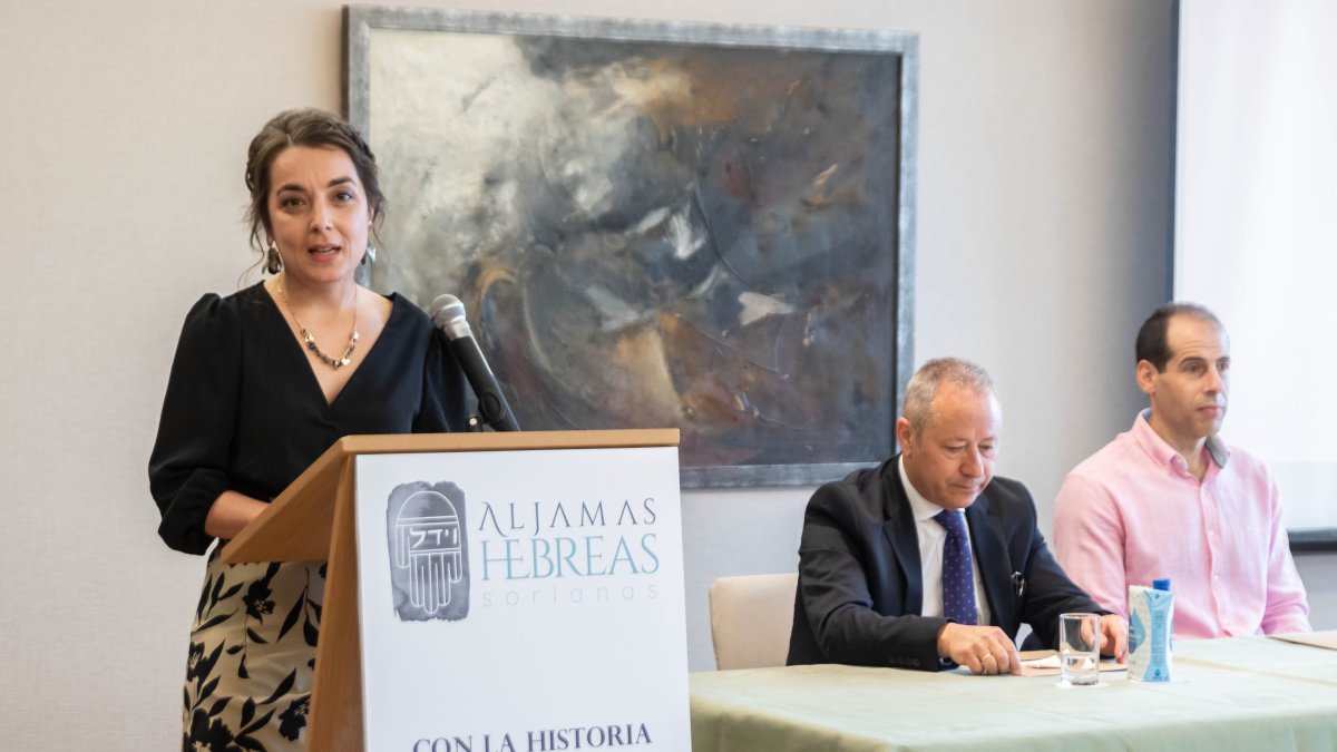 Marisol Encinas durante su intervención. GONZALO MONTESEGURO