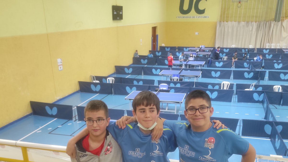 Sorianos que compitieron en el torneo de Santander. HDS