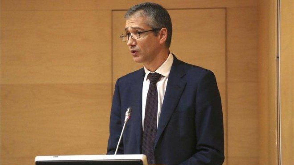 El gobernador del Banco de España, Pablo Hernández de Cos.-DAVID CASTRO