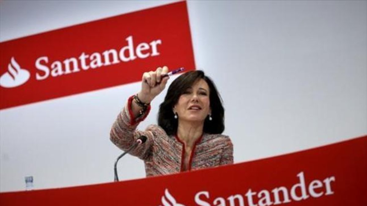 Ana Botín, presidenta del Santander.-JOSÉ LUIS ROCA