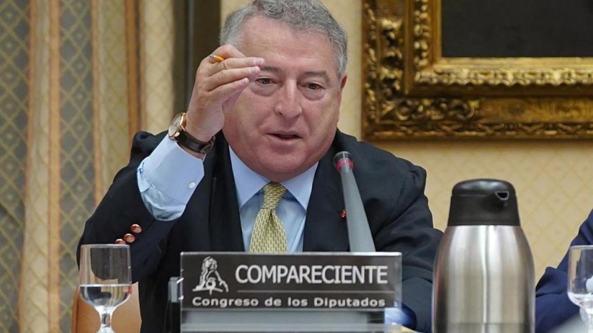 osé Antonio Sanchez, presidente de RTVE,  en el Congreso de los Diputados.-JOSÉ LUIS ROCA