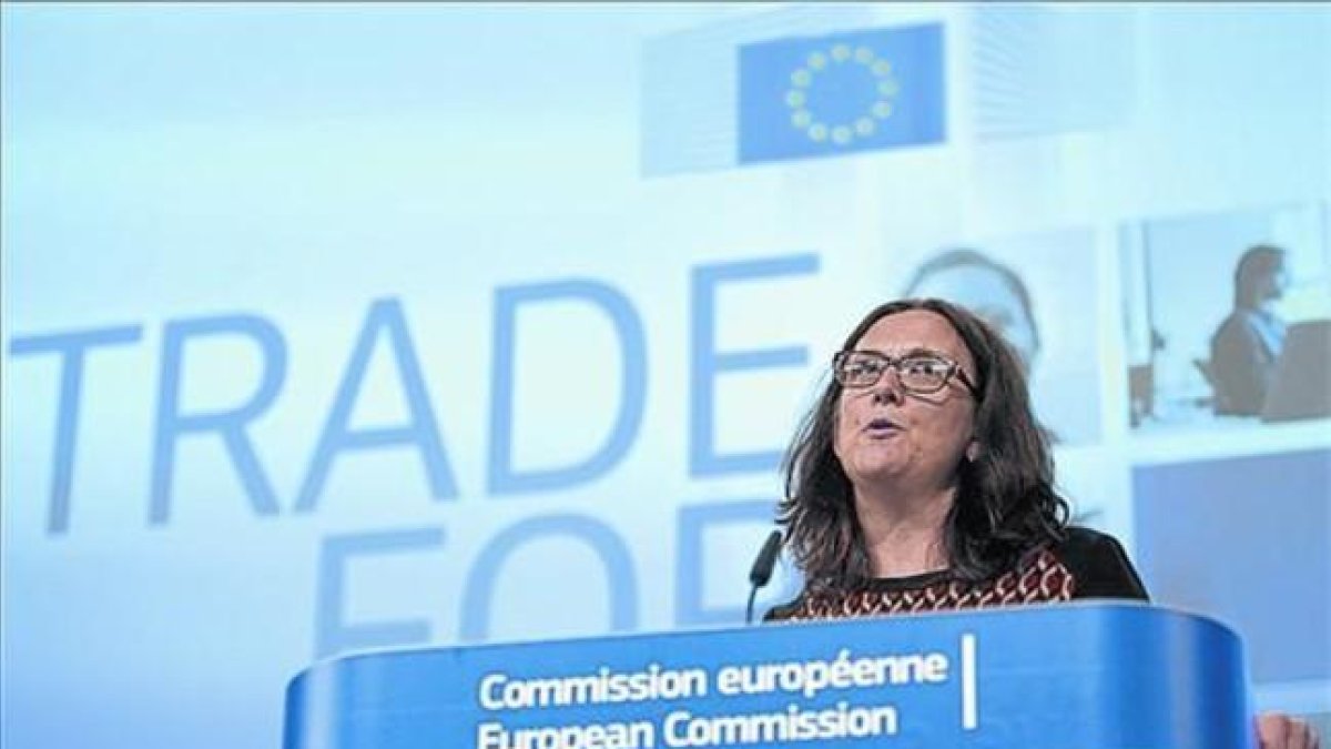 Cecilia Malmström, comisaria europea de Comercio.-AP/ VIRGINIA MAYO