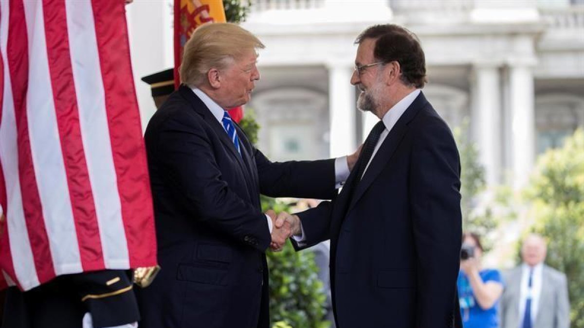 Trump se reune con Rajoy en la Casa Blanca-EFE
