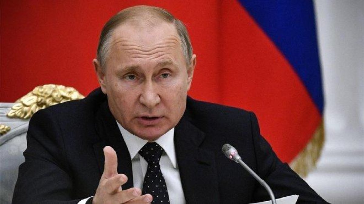 El presidente ruso, Vladímir Putin.-EFE / ALEXANDER NEMENOV