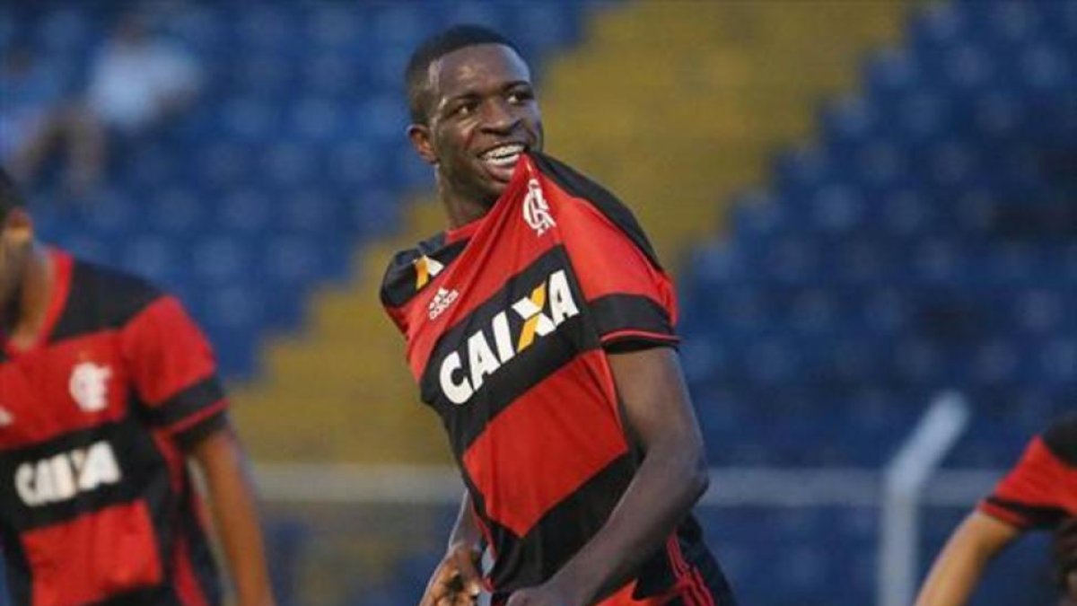 Vinicius Júnior, del Flamengo.-SPORT