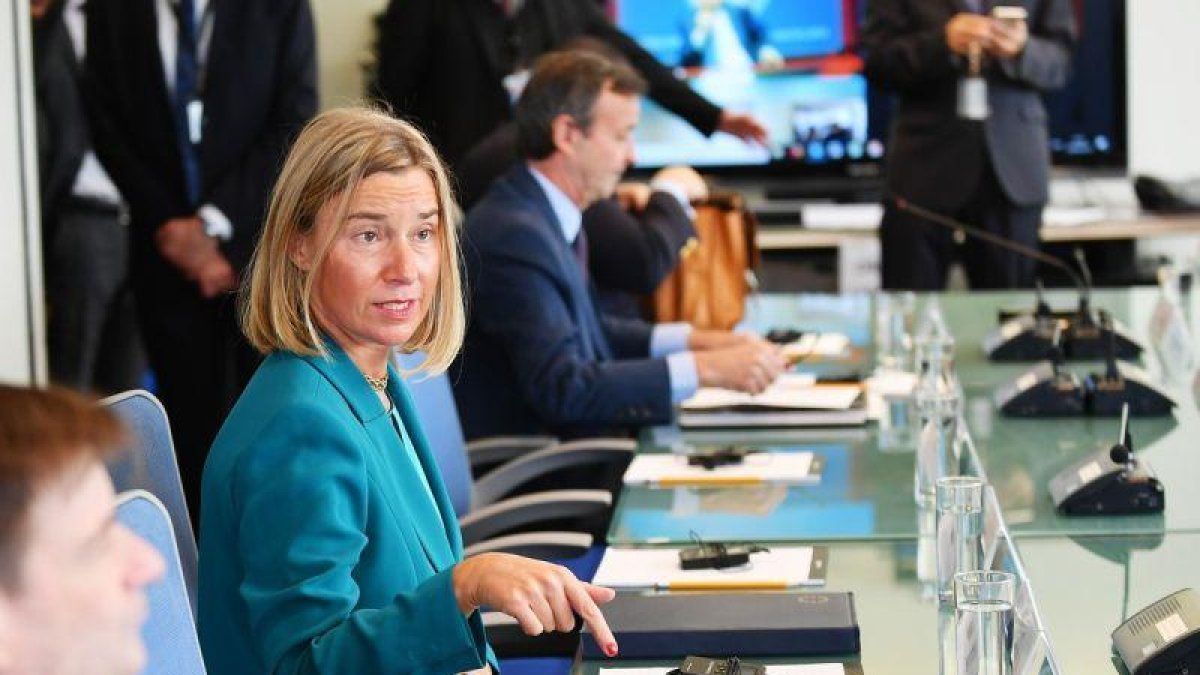 Federica Mogherini en la asamblea de la ONU en Nueva York.-MANDEL NGAN (AFP)