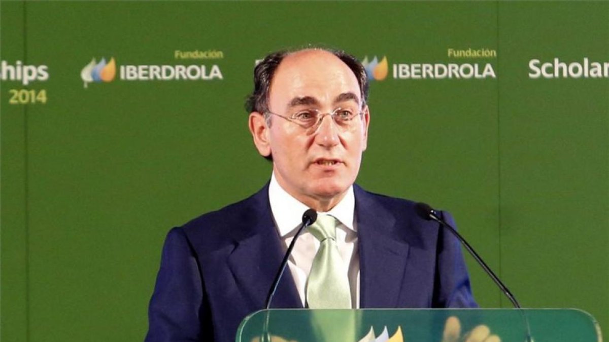 El presidente de Iberdrola, Ignacio Sánchez Galán.-AGUSTÍN CATALÁN
