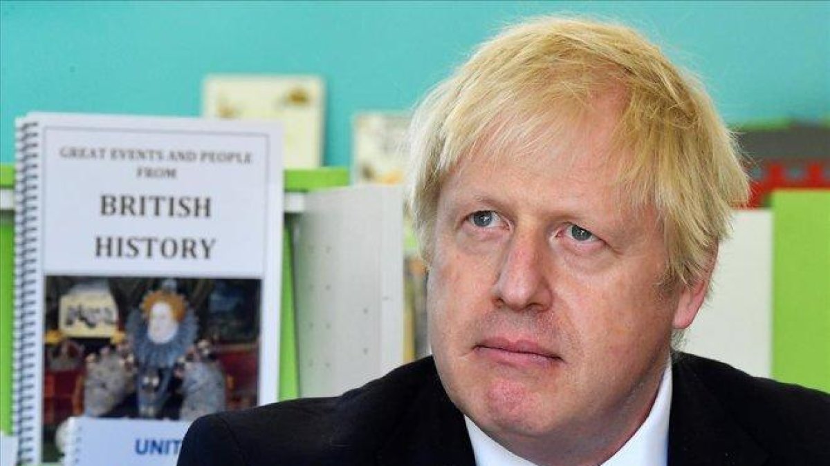 Boris Johnson, primer ministro del Reino Unido.-AP / TOBY MELVILLE