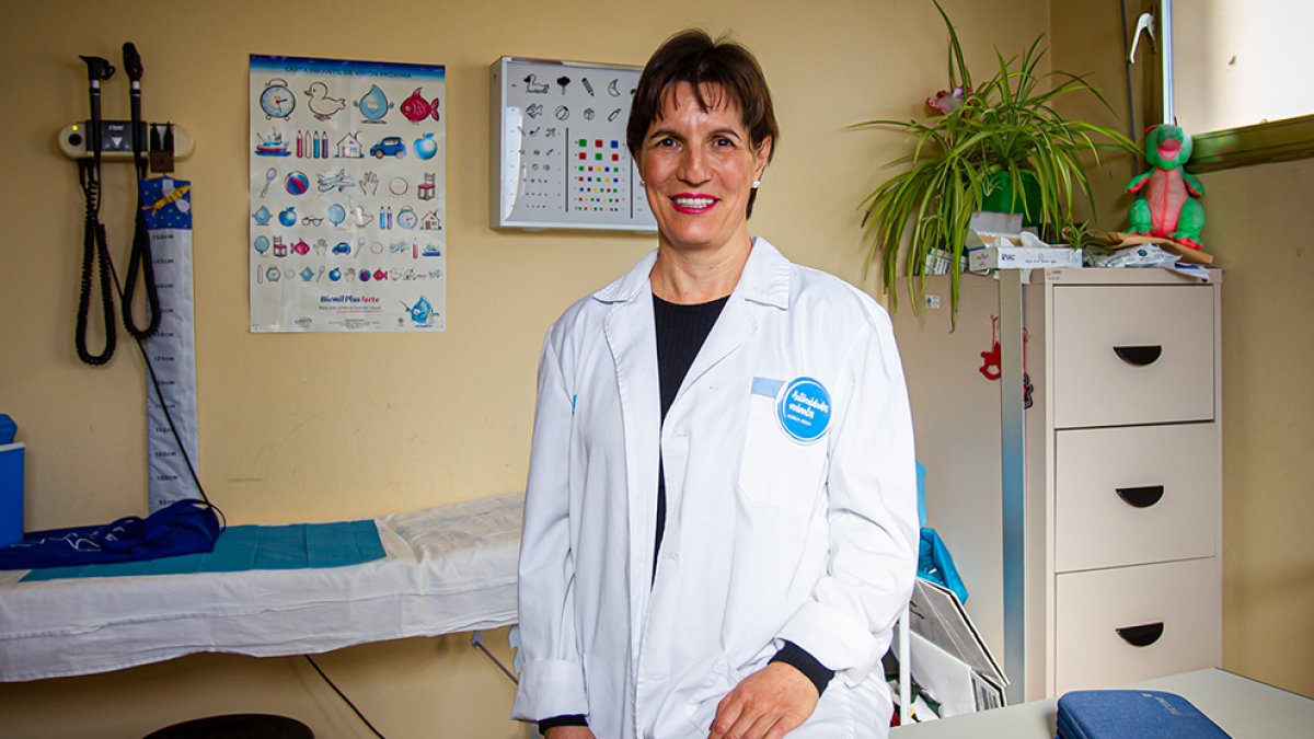 Yolanda Lapeña, enfermera comunitaria que realizado el estudio de investigación en Soria.  MARIO TEJEDOR