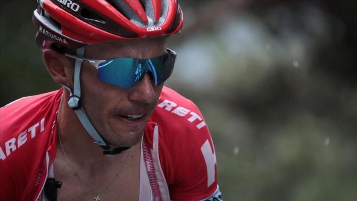 Purito, durante la etapa Vielha-Arcalís del Tour.-AFP /KENZO TRIBOUILLARD