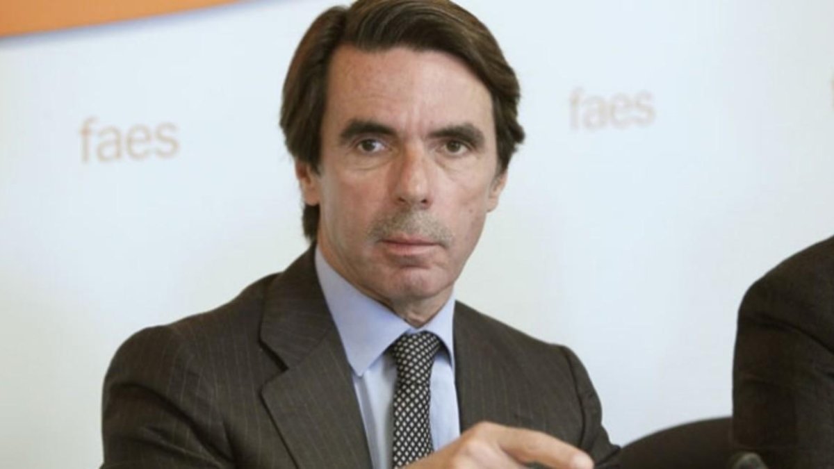 El expresidente del Gobierno José María Aznar.-EL PERIÓDICO