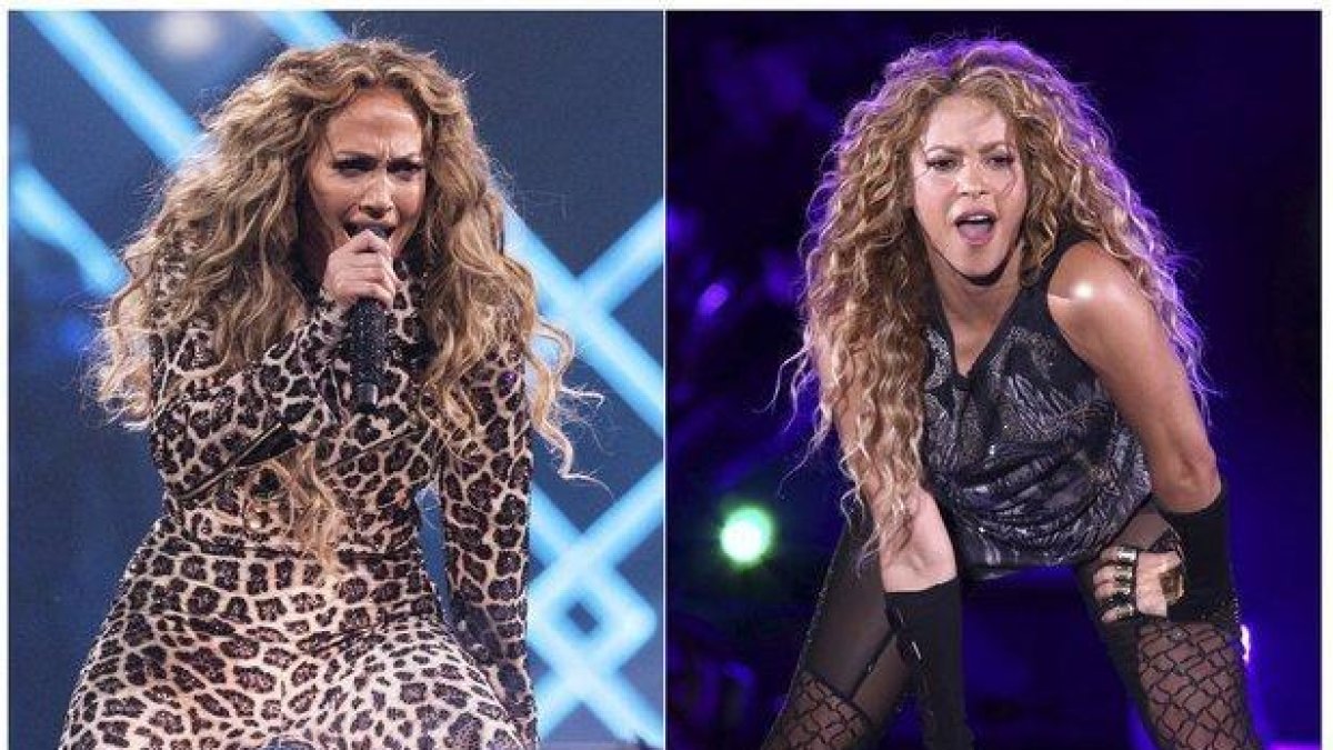 Jennifer Lopez y Shakira actuarán durante el descanso de la próxima Super Bowl.-AP
