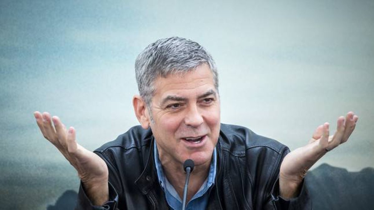 George Clooney, en Valencia.-Foto: MIGUEL LORENZO