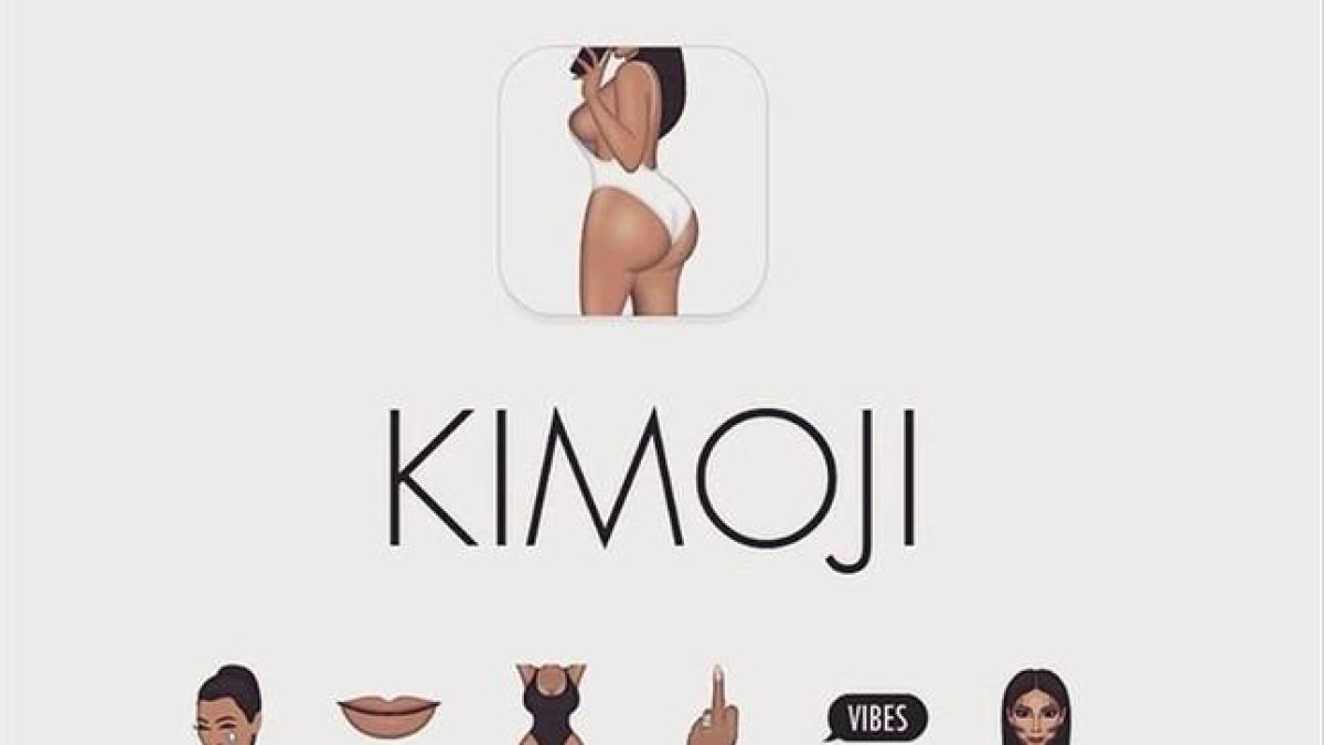 Kim Kardashian lanza Kimoji, una colección de emoticonos inspirados en ella misma.-INSTAGRAM