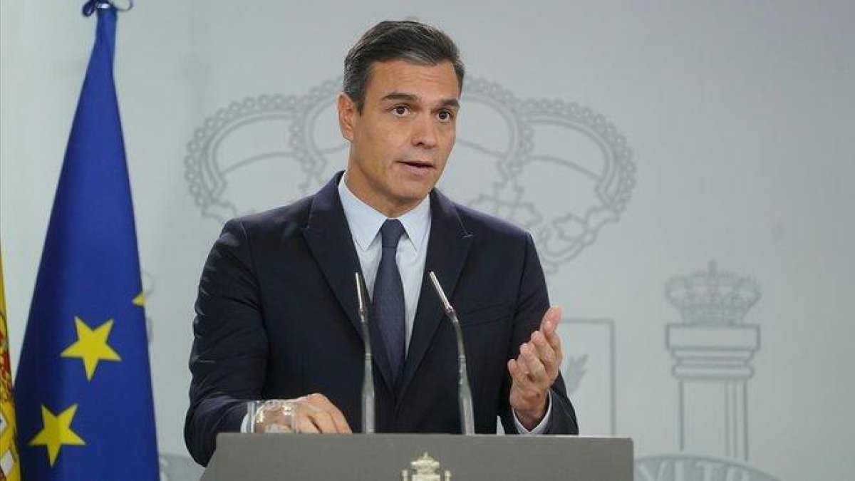 El presidente del Gobierno en funciones, Pedro Sánchez.-JOSE LUIS ROCA