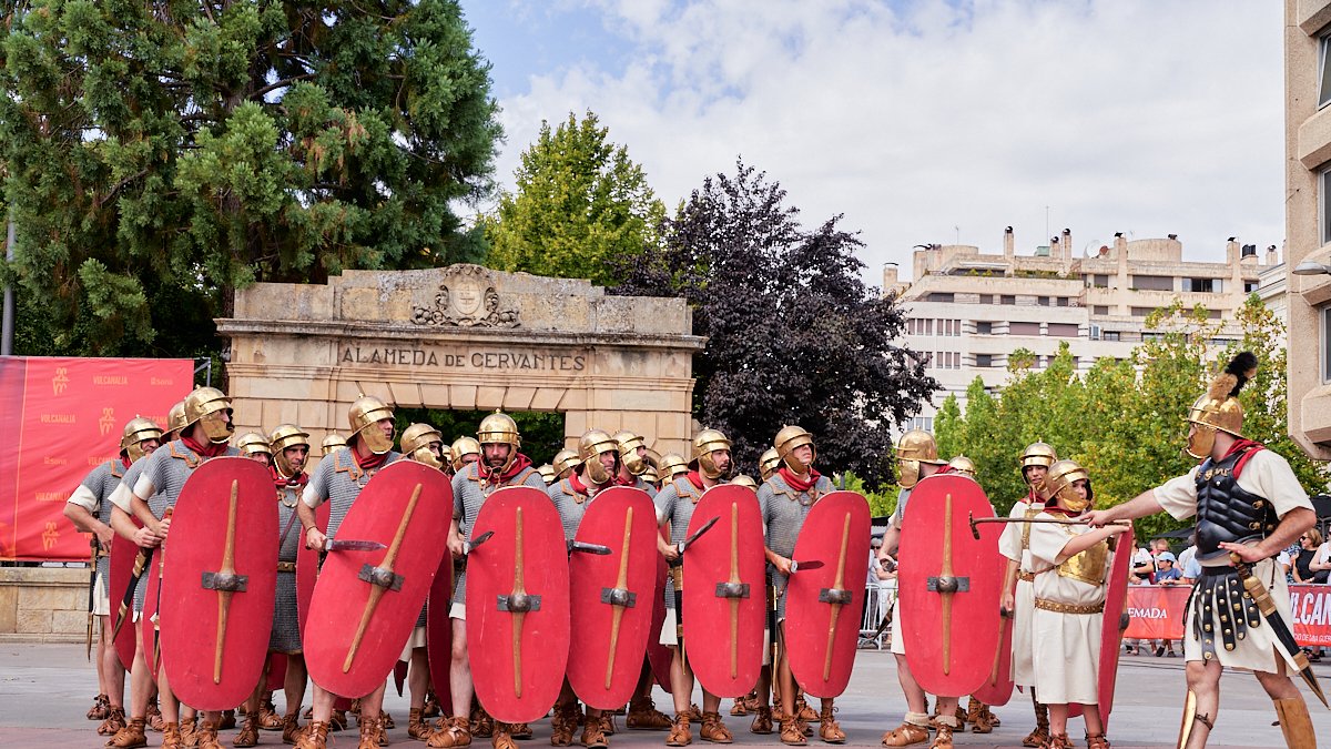Soldados del ejército romano republicano.