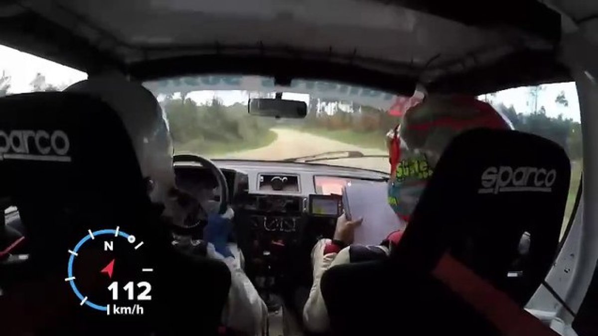 Álvaro y su compañero, Franki Garmendia logran un meritorio y sufrido segundo puesto en el Rally