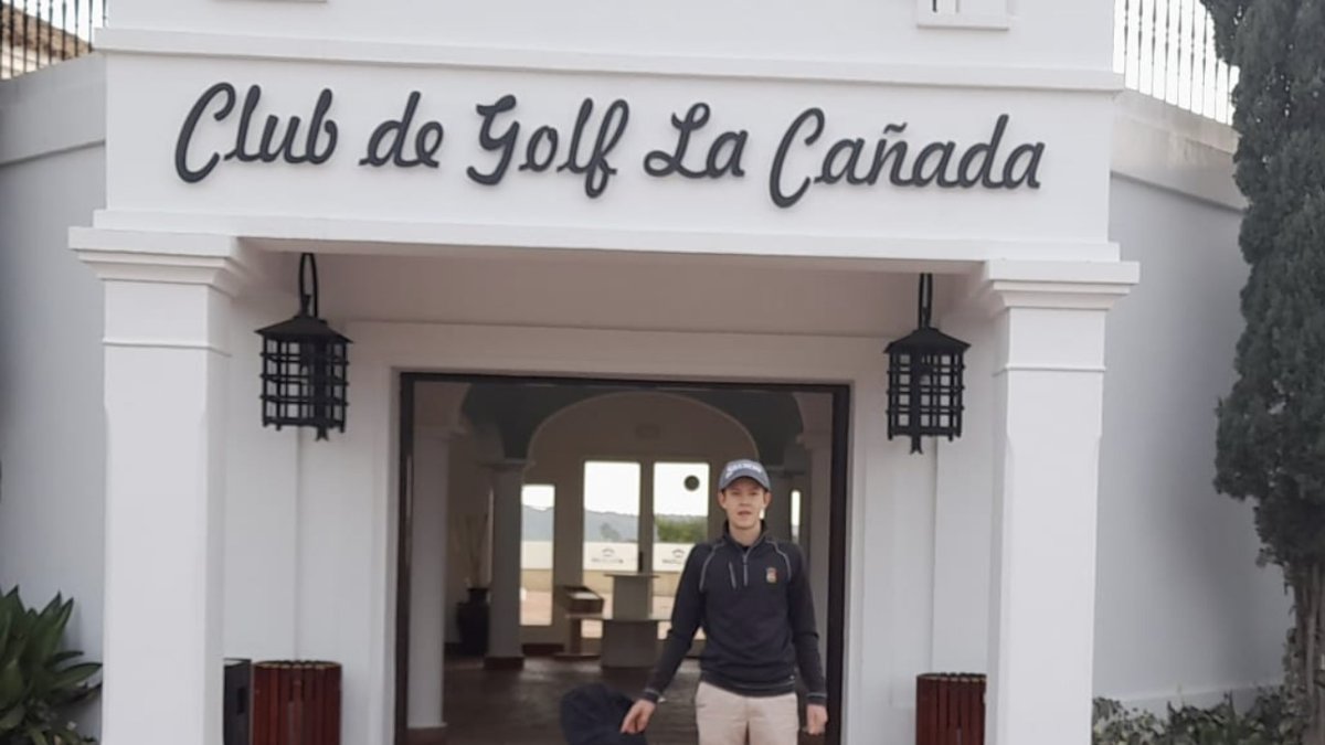 El integrante del Club de Golf Soria, Miguel López.
