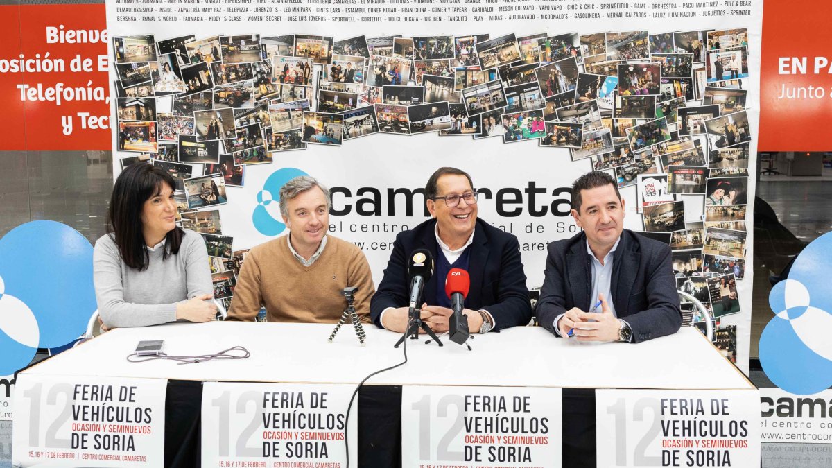 Presentación XII Feria de Vehículos de Soria en Camaretas