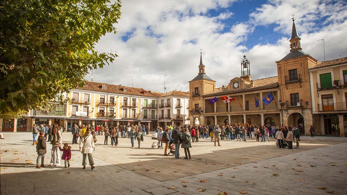 Plaza Mayor de El Burgo de Osma.