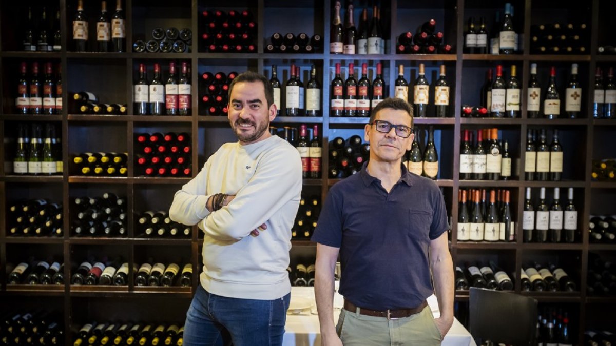 David Ramos y Txomin Durán comandan el restaurante La Cepa, en el centro de Soria.