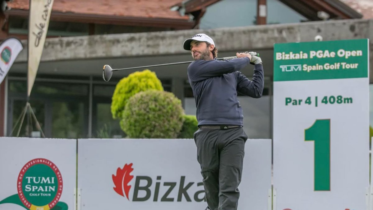 Daniel Berná durante su participación en el torneo de Bizkaia.
