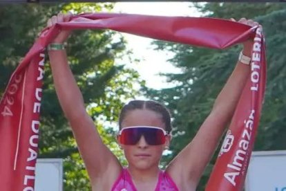 Los Nacionales de Almazán arrancaron con las pruebas de categorías inferiores en la modalidad de duatlón cross