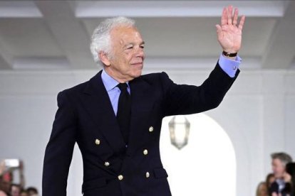 Ralph Lauren, en la Semana de la Moda de Nueva York, el 17 de septiembre del 2015.-EFE / PETER FOLEY