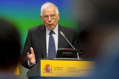 Josep Borrell, ministro de Exteriores en funciones.-JOSÉ LUIS ROCA